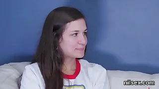 Foxy sweetie was brought in anus assylum for awkward therapy