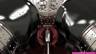 Cute Teen Captured off out of one's mind Dentist - 3D BDSM Fetish Metal Bondage and Latex