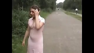 Katya Malina scant close by public