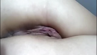 Teen pussy Vibrator orgasm