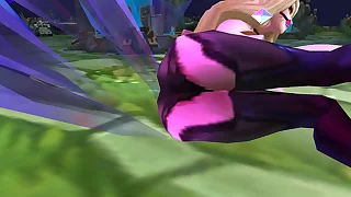 KDA Ahri Sexy Moans Korean Voice Ryona - Combination of Legends