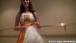 Mofos -Hot Cheerleader Holly shows say no to spirit