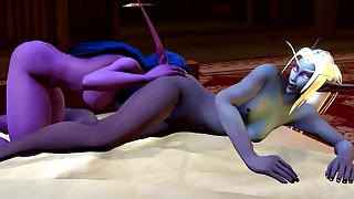 Night Elf Rims Nightborne first of all Bed &lbrack;WOW SFM Animation&rsqb;