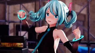 Hatsune Miku Strip Concert MMD
