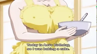 Big Boobs Anime m&period; Swallows Cum