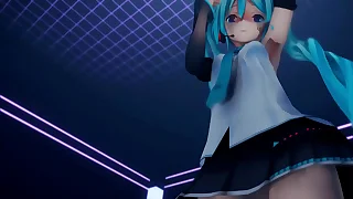 Hatsune Miku MMD Strip Dance
