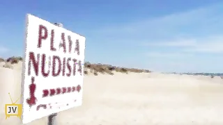 En la Playa Nudista con mi familia