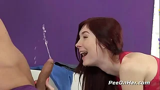 Hardcore Pissing - Czech Redhead fucked and more&excl;