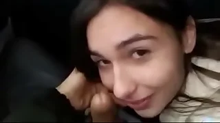 Blowjob in p&uacute;blic bus