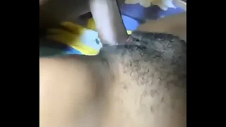 BBC with condom on pumps soiled pussy