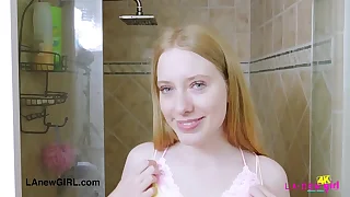 Golden-Haired Goddess took a shower