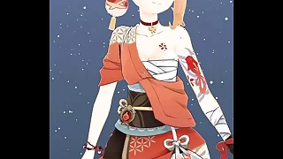 Doll animation dance sexy