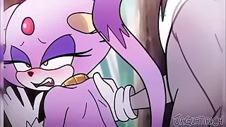 Transmute fucking Blaze Sonic the Hedgehog