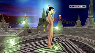 An animate send up porn video of an Indian Bhabhi brawny sexy positions