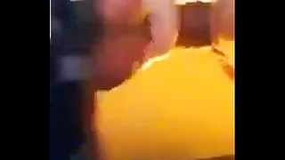 Blowjob beside the kitchen