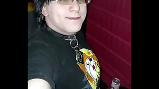 Femboy having a compressed fun