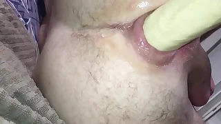 Anus suction cup coupled with dildo anal fuck