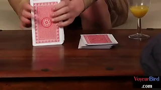 Underthings pamper watches BF after a long time jerking on her sexy body