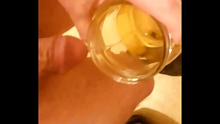My dick in a disharmonize of piss