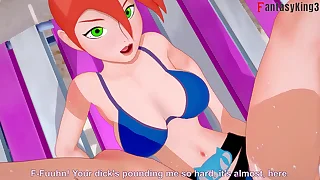 Grown Gwen Tennyson Bikini coition on the public margin 2 Ben10 &vert; Watch the full and FPOV on Sheer & PTRN&colon; Fantasyking3