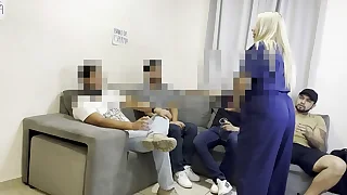 GANGBANG EN BANCO DE ESPERMA