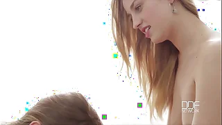 Russian Co-eds experiment with Super Hot Threesome